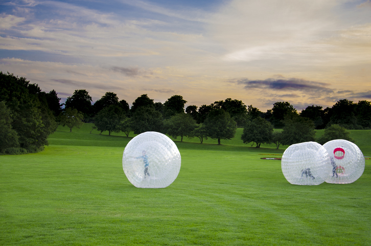 Zorbing för två