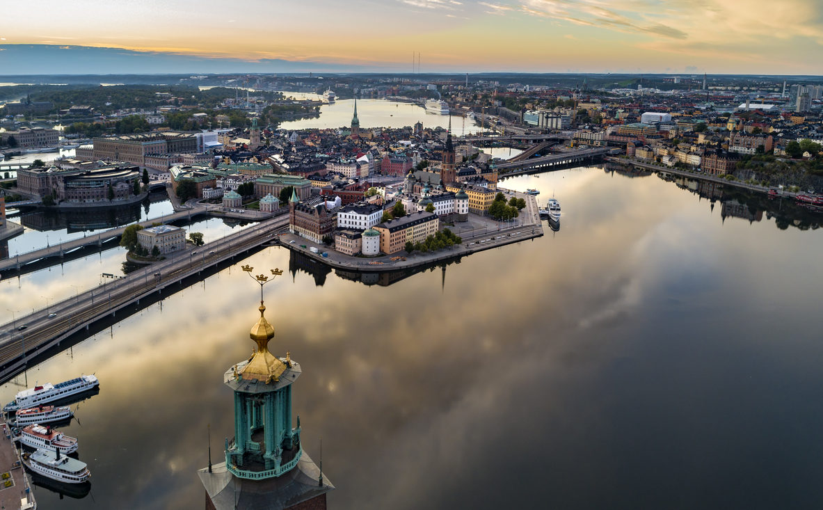 Helikoptertur över Stockholm